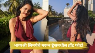 Bhagyashree Limaye latest hot photos in maroon dress