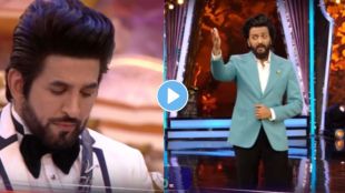 Riteish Deshmukh slamming Vishal Kotian on Bhaucha Dhakka in Bigg Boss Marathi 6