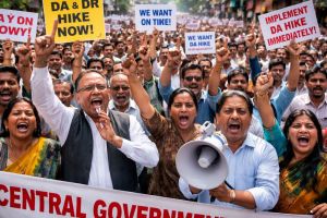 Central Government Employees Protest for DA Hike | 7th Pay Commission DA DR Update 2026 | सरकारी कर्मचारी महागाई भत्ता आंदोलन | १६ एप्रिल केंद्रीय कर्मचारी निदर्शने