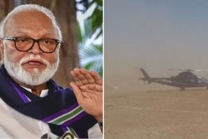 * Chhagan Bhujbal helicopter landing in parking | Pune Khanwadi helipad security lapse | Devendra Fadnavis inquiry on Bhujbal helicopter | Rohit Pawar reaction on Bhujbal flight safety