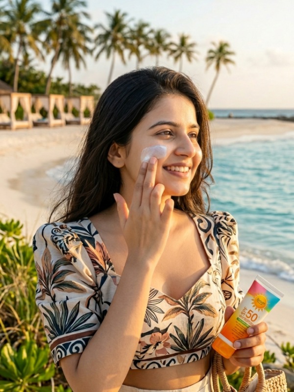 Daily sunscreen use in summer