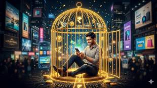 digital loan trap in India | high interest instant credit apps | household debt to GDP ratio 2025 | financial literacy for debt free life