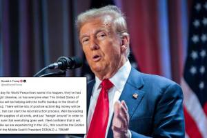 Donald Trump Iran Peace Reconstruction | US President Donald Trump Social Media Post Iran | डोनाल्ड ट्रम्प इराण मदत घोषणा | इराण युद्धविराम ट्रम्प यांची पोस्ट