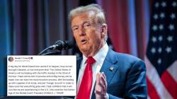 Donald Trump Iran Peace Aid Update: “आता सुवर्णकाळ येईल”, युद्धविरामानंतर डोनाल्ड ट्रम्प यांची सकारात्मक पोस्ट; इराणच्या पुनर्बांधणीसाठी दिला मदतीचा हात