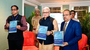 Governor Jishnu Dev Varma Mumbai event | UN Environmental Program India head Balakrishna Pashupati | plastic waste management India | impact of plastic packaging on environment