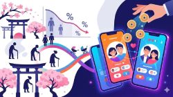 Japan Dating App Subsidy: डेटिंग ॲप वापरण्यासाठी जपानकडून अविवाहितांना मिळणार १२,००० रुपयांचे अनुदान; कारण काय?