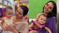 खुशबू तावडेने शेअर केले लेक राधीबरोबरचे गोड फोटो, खास कॅप्शन देत म्हणाली…