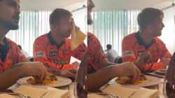 हैदराबादी बिर्याणीचा ‘ठसका’! बिर्याणी खाताच हेनरिक क्लासेनच्या डोळ्यातून आलं पाणी; इशान किशनने तर…, VIDEO व्हायरल