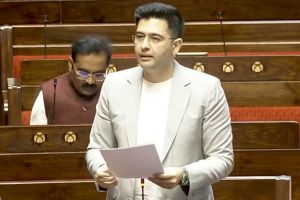 Raghav Chadha reaction video after AAP removal | राघव चड्ढा यांची पहिली प्रतिक्रिया | AAP leader Raghav Chadha Rajya Sabha speech | आम आदमी पार्टी राघव चड्ढा बातमी