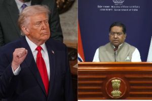 Donald Trump India Hellhole comment news | MEA spokesperson Randhir Jaiswal on Trump remark | डोनाल्ड ट्रम्प यांचे भारताबद्दल वादग्रस्त विधान | परराष्ट्र मंत्रालयाची ट्रम्प यांच्या पोस्टवर प्रतिक्रिया