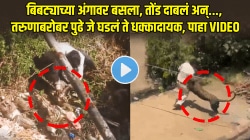VIDEO: बिबट्याच्या अंगावर बसला, तोंड दाबलं अन्…, तरुणाबरोबर पुढे जे घडलं ते पाहून पायाखालची जमीनच सरकेल