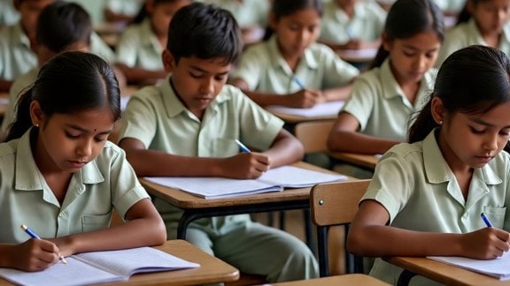 Maharashtra Scholarship Exam Time Change Demand | Students appearing for scholarship exam in heat | शिष्यवृत्ती परीक्षा वेळ बदलण्याची मागणी | महाराष्ट्र राज्य परीक्षा परिषद शिष्यवृत्ती २०२६