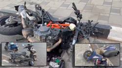 Mumbai Marine Drive Accident : मुंबईतील मरीन ड्राईव्हवर पहाटे भीषण अपघात, भरधाव दुचाकीच्या धडकेत तिघांचा मृत्यू