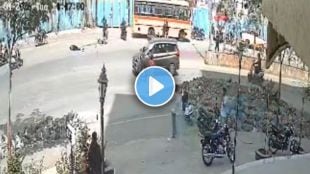 Mumbra MM Valley road accident news | Private bus hits bike in Thane | Two youths killed in Mumbra accident | Thane Crime News today