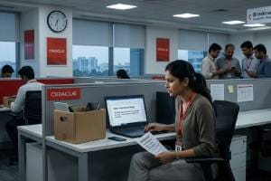Oracle India layoffs 2026 severance pay formula | Oracle 12000 employees laid off India news | ओरॅकल इंडिया कर्मचारी कपात २०२६ | ओरॅकल सेव्हरन्स पॅकेज माहिती
