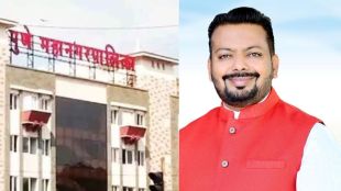 PMC action on unauthorized RMC plant Pune | BJP leader Pritam Khandve clash with PMC officials | Pune Municipal Corporation encroachment drive Lohegaon | Unauthorized construction demolition Pune news