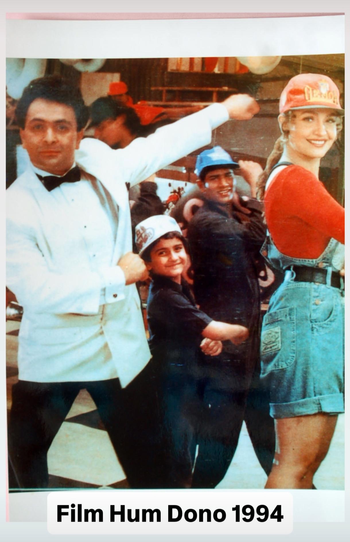 marathi actor pushkar jog worked with rishi kapoor dada kondke salman khan in childhood shares photo
