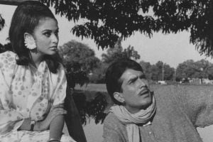 Rajesh Khanna with Mumtaz and Anju Mahendru