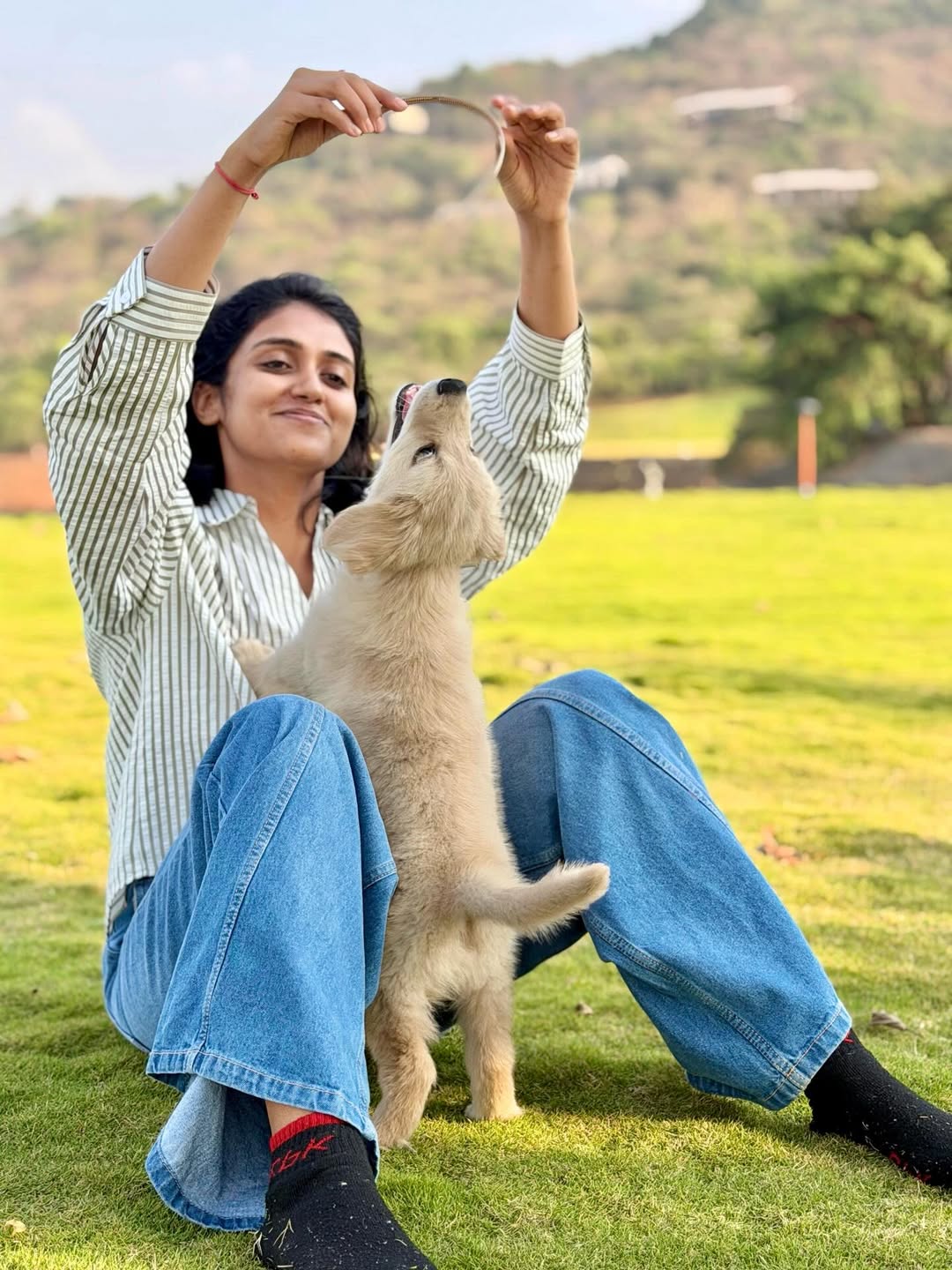 rinku rajguru introduce her pet animal romeo shares cute photos