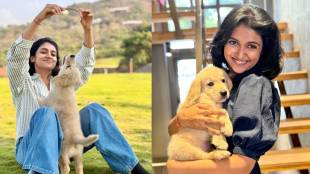 rinku rajguru introduce her pet animal romeo shares cute photos