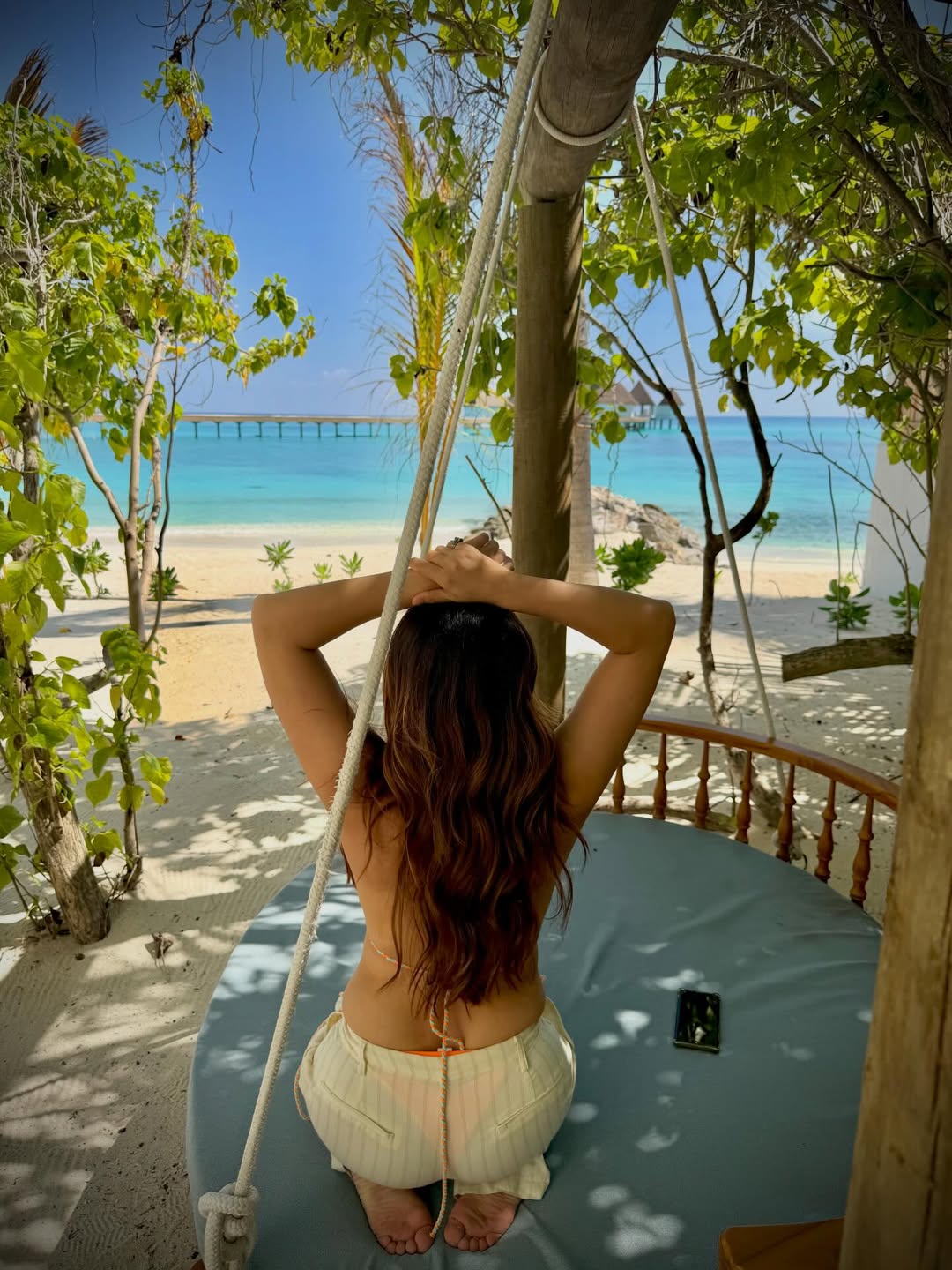 rubina-dilaik-maldives-vacation-backless-dress-viral-photos