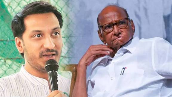Sharad Pawar smile on Parth Pawar maturity remark | Parth Pawar slams Congress Baramati bypoll | शरद पवार पार्थ पवार राजकीय परिपक्वता विधान | बारामती विधानसभा पोटनिवडणूक शरद पवार प्रतिक्रिया