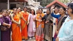 ‘इंडिया’ आघाडीविरोधात शिवसेना महिला आघाडीचे मुंबईत जोरदार आंदोलन