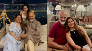 Sonali Khare, Bijay Anand and Daughter Sanaya