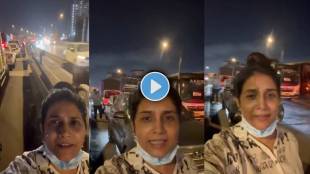 Sonali Kulkarni Stuck In Traffic