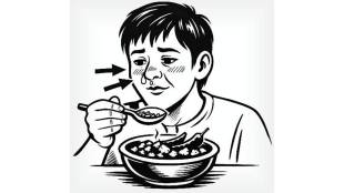 Why nose runs after eating spicy food | Gustatory Rhinitis symptoms and causes | Capsaicin effect on nasal mucous membrane | Science behind runny nose while eating chili