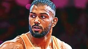 Nitesh wrestler silver medal Asian Championships | Indian Greco Roman wrestling winners Bishkek | Sachin Sehrawat Prince bronze medal victory | Indian women wrestlers Hansika Neha bronze medal match