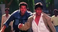 शाहरुख खानबरोबर काम करताना सनी देओलने रागात जीन्स फाडलेली; स्वत:च खुलासा करत म्हणाला…