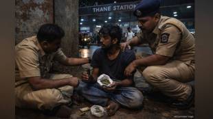 Thane Railway Station crime news | Ganja drug abuse arrest Thane | Thane City Police patrolling | Passenger safety issues Thane station area