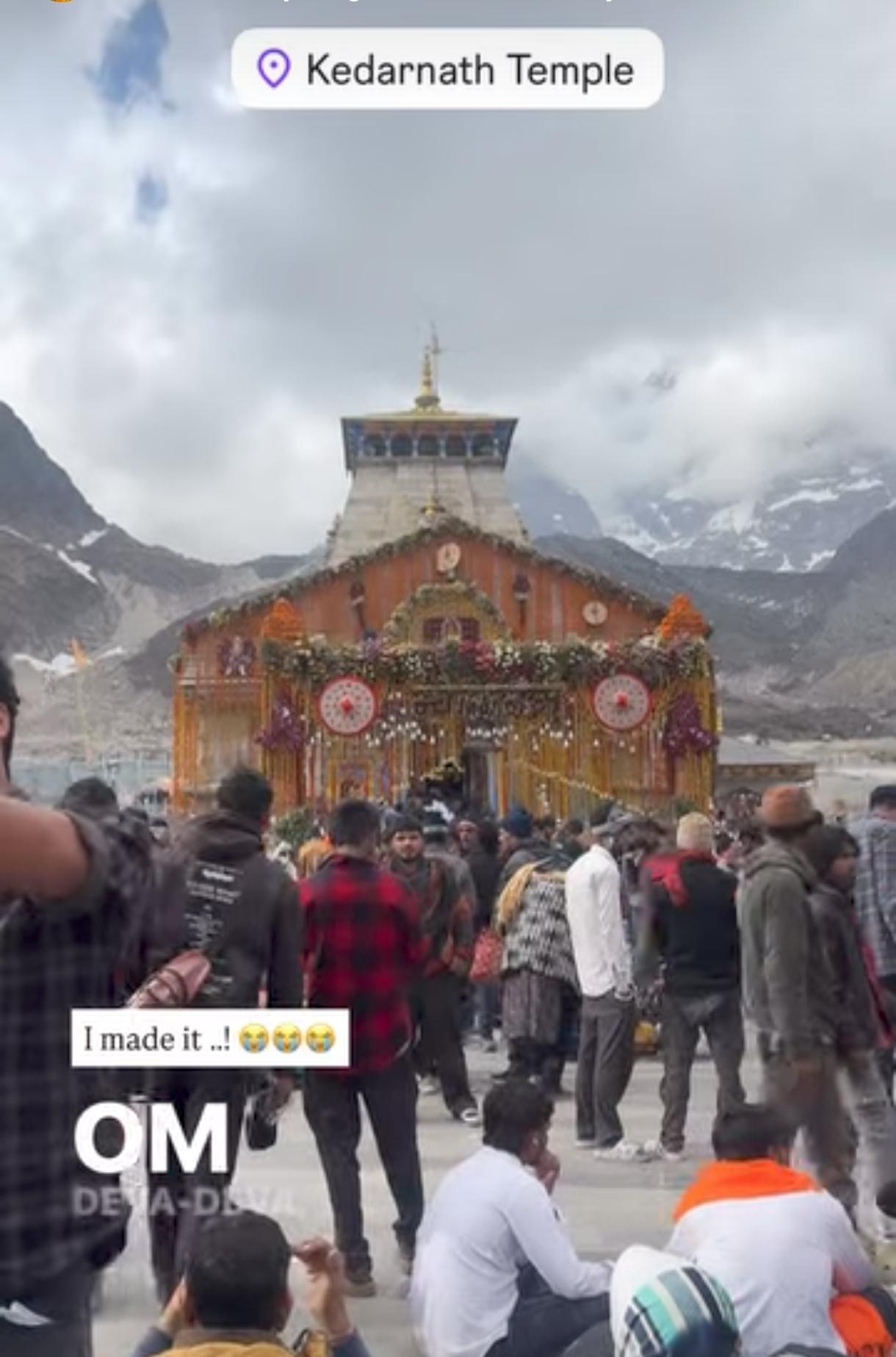 Vidisha Mhaskar Kedarnath Yatra photos treak updates