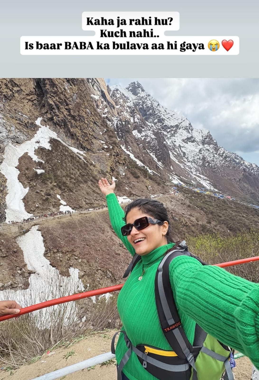 Vidisha Mhaskar Kedarnath Yatra photos treak updates