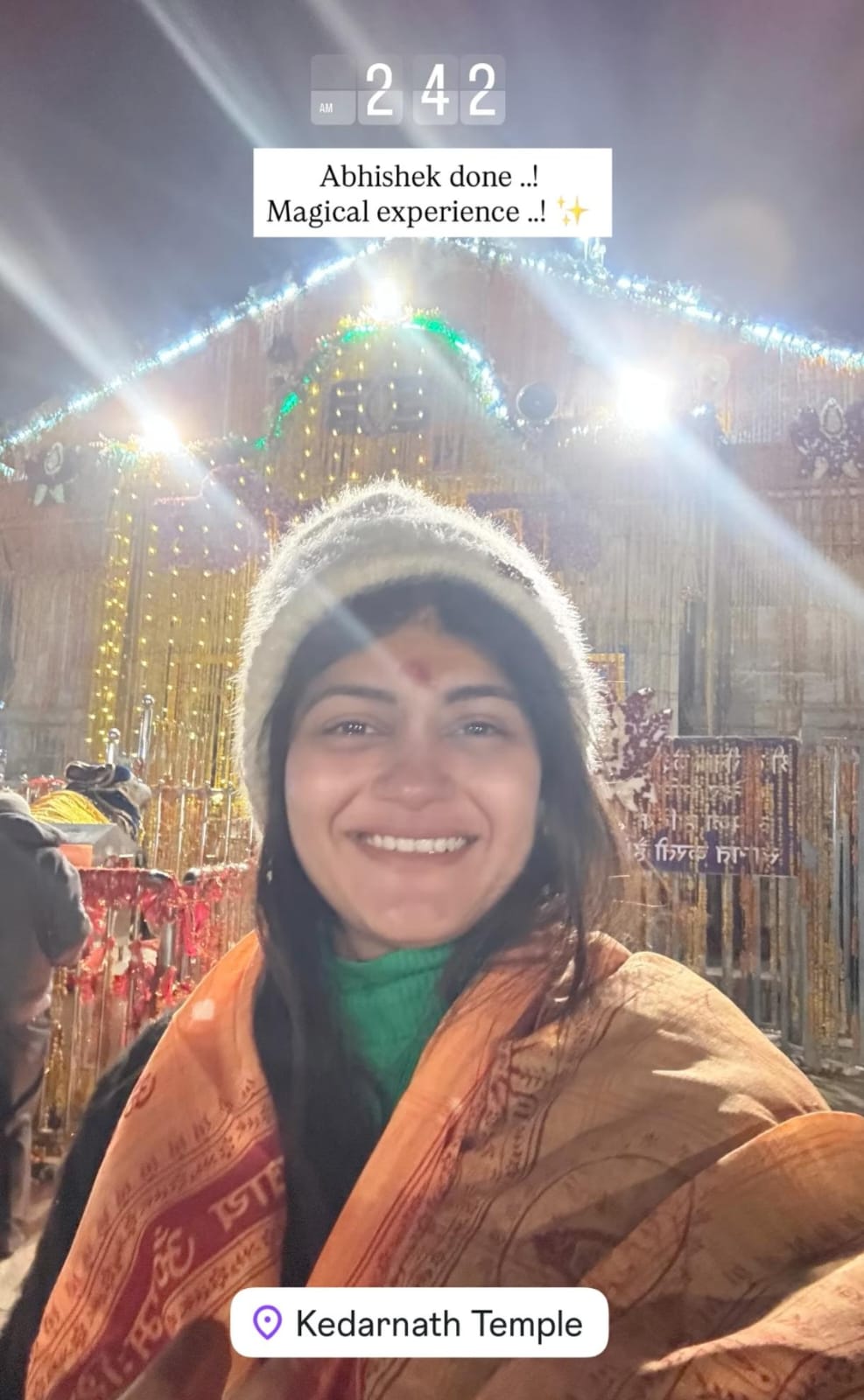 Vidisha Mhaskar Kedarnath Yatra photos treak updates