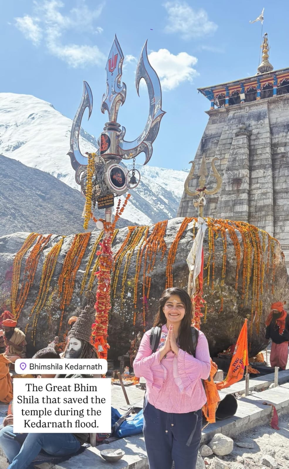 Vidisha Mhaskar Kedarnath Yatra photos treak updates