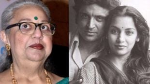 Javed Akhtar with first wife Honey Irani and current wife Shabana Azmi