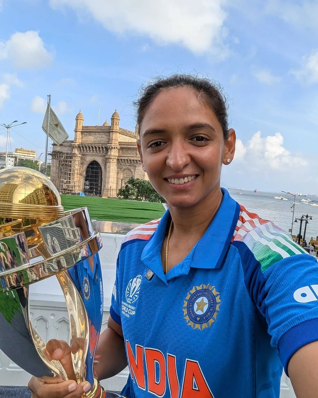 Harmanpreet Kaur Padma Shri award look