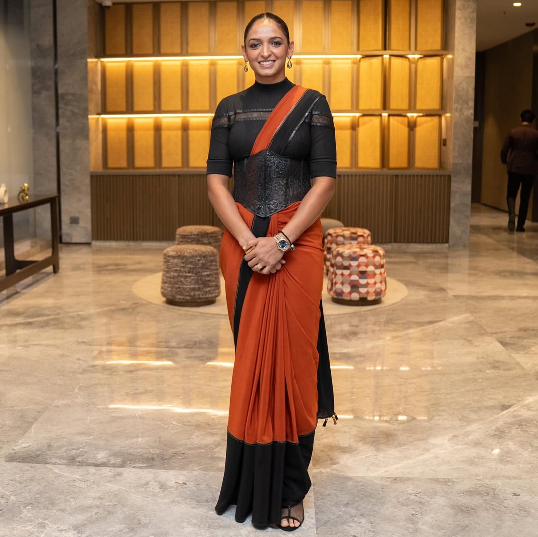 Harmanpreet Kaur Padma Shri award look