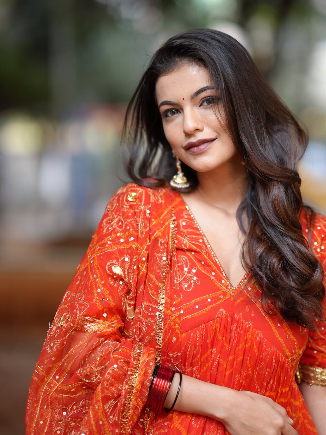 Anushree Mane traditional look