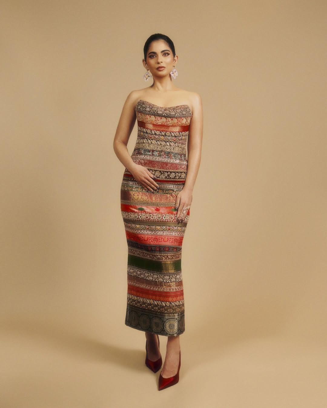 Isha Ambani in custom 26 regional borders dress