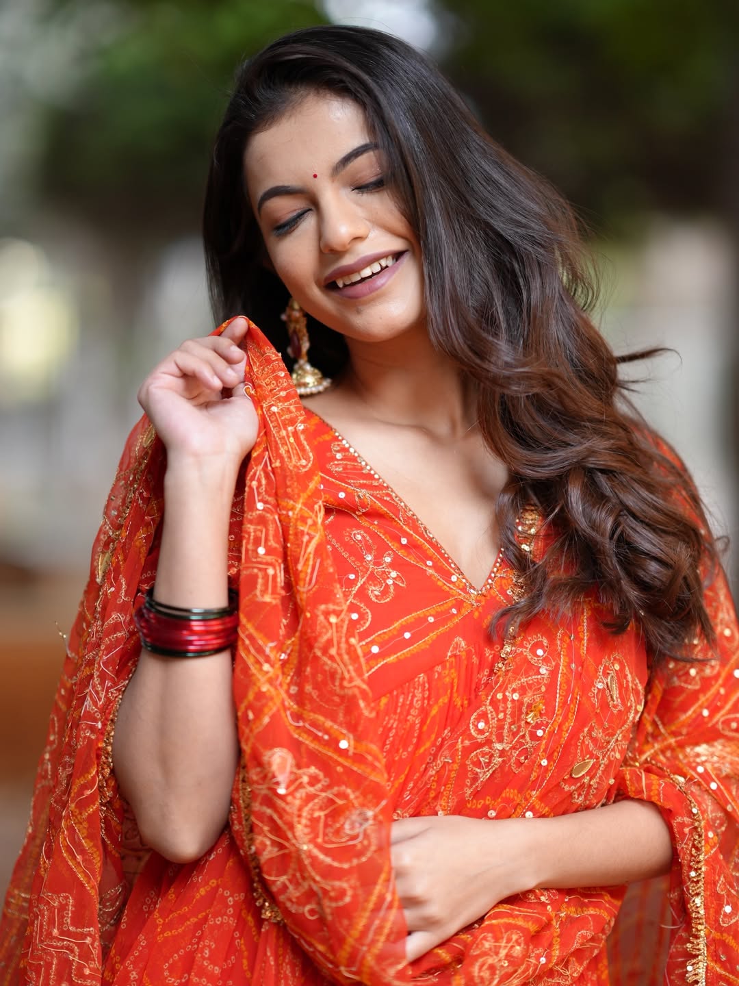 Anushree Mane traditional look