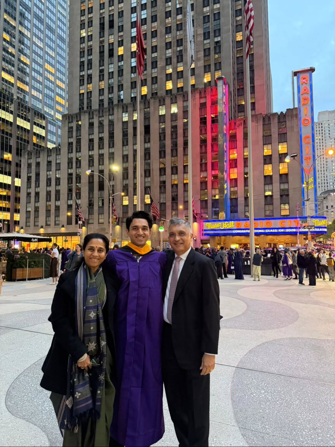 Supriya Sule son Vijay Sule graduation family photos