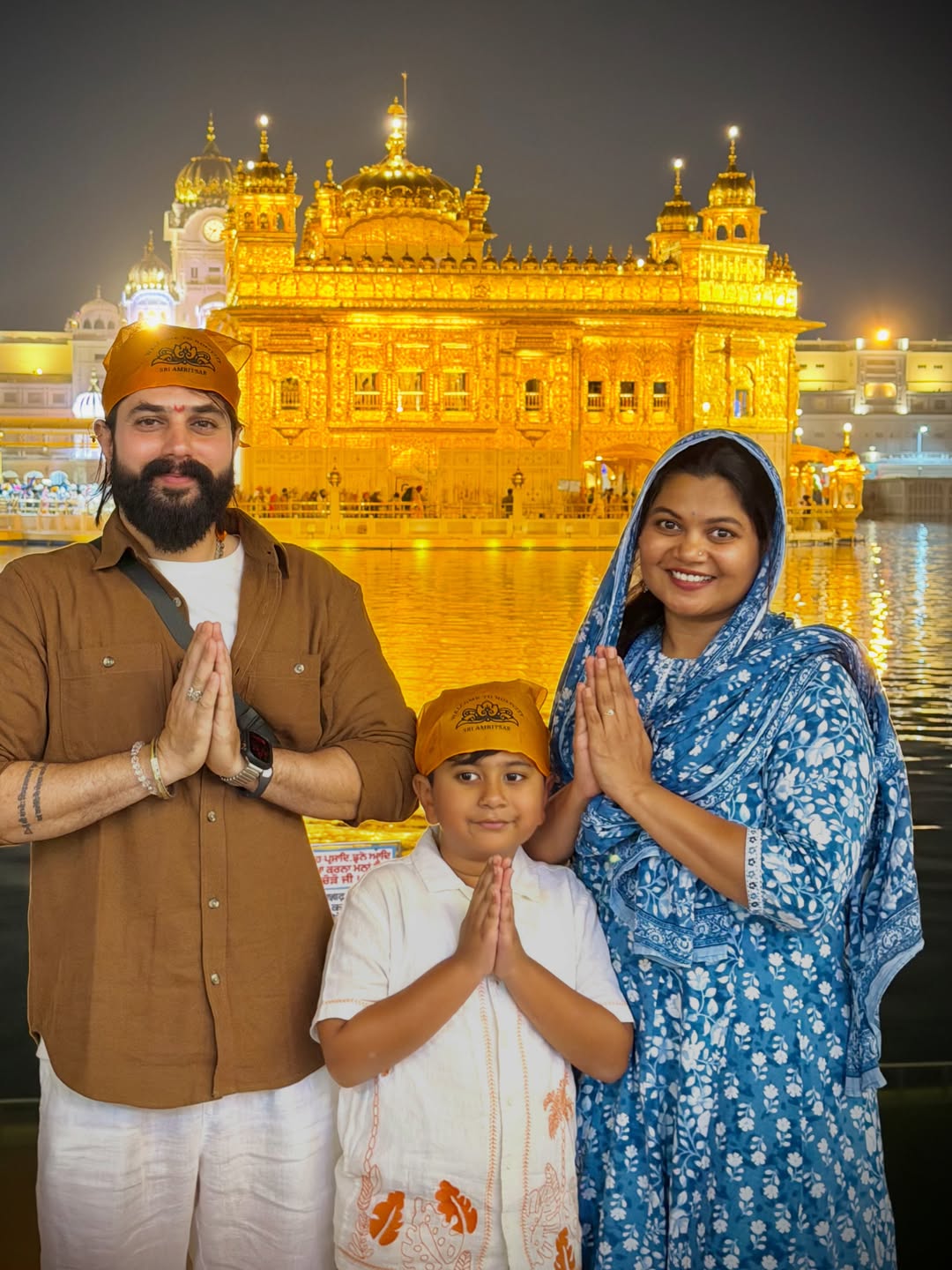 Namrata Sambherao Golden Temple visit