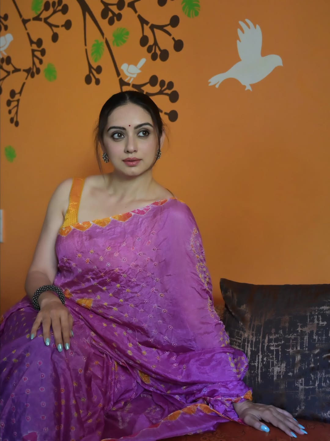 Shruti Marathe latest saree look