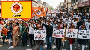 ABVP protest in Nagpur over NEET UG paper leak | NTA cancels NEET 2026 exam | Students protest against paper leak in Maharashtra | Medical entrance exam scam investigation