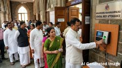 BMC BJP Corporators Biometric Attendance: भाजपच्या नगरसेवकांची बायोमेट्रीक हजेरी! शिस्त लावण्यासाठी पक्षाची सावधगिरी