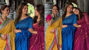 Aishwarya Narkar Titeekshaa Tawde Suruchi Adarkar Saree Look