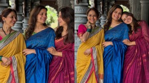 Photos: ऐश्वर्या नारकर, सुरुची अडारकर आणि तितीक्षा तावडेचं कॉटन साडीतील फोटोशूट चर्चेत